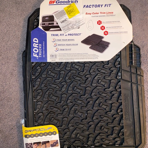2 BFGOODRICH front floor mats for Ford trucks